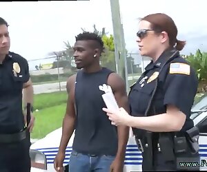 Big white cock teen xxx Black suspect taken on a raunchy ride