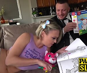 Sub MILF choked and ass destroyed by dominant UK males