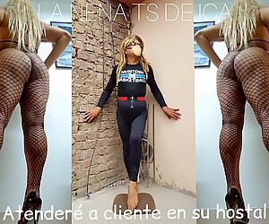 Salgo  para atender a cliente en su hostal...